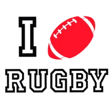 Tétine spéciale \"I love rugby\" pour les futurs champions, idéale pour votre bébé. Disponible sur bebe-prenom.com.