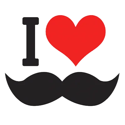 Tétine \"I love moustache style1\" tendance et ludique pour bébé, parfaite pour un style adorable. Découvrez-la sur bebe-prenom.