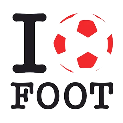 Ballon I love foot pour bébé, parfait pour les fans de football. Idéal avec d\'autres articles de notre boutique.