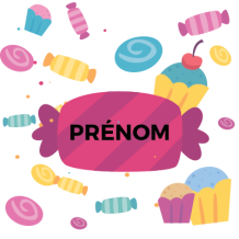 Bonbons anniversaire colorés pour fêter les petits moments. Idéal pour compléter la collection de votre bébé sur bebe-prenom.com