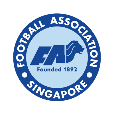 Logo de l\'équipe nationale de football de Singapour, idéal pour personnaliser les accessoires de bébé sur bebe-prenom.com.