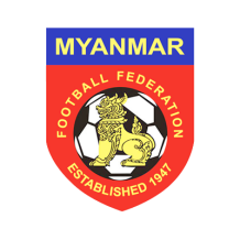 Logo de l\'équipe nationale de football du Myanmar, parfait pour des articles pour bébés à thème sportif. Disponible sur bebe-pr