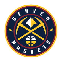 Logo Denver Nuggets pour accessoires de bébé. Idéal pour les fans de sport en quête de style. Disponibles sur bebe-prenom.com.