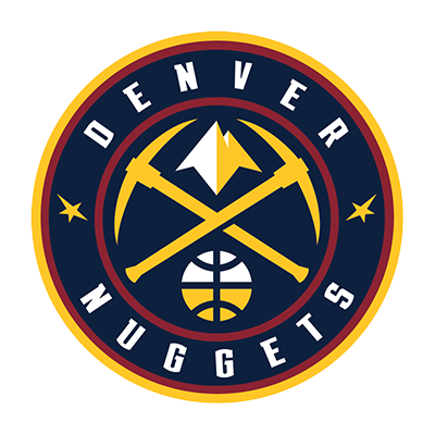 Logo Denver Nuggets pour accessoires de bébé. Idéal pour les fans de sport en quête de style. Disponibles sur bebe-prenom.com.