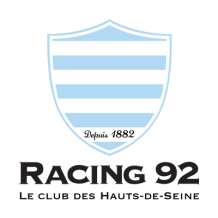 Logo Racing 92 pour les articles pour bébé. Découvrez notre sélection sur bebe-prenom.com.