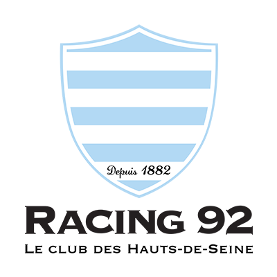 Logo Racing 92 pour les articles pour bébé. Découvrez notre sélection sur bebe-prenom.com.