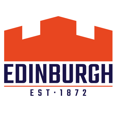 Logo Edinburgh Rugby pour articles de bébé, idéal pour les fans de rugby. Découvrez notre sélection sur bebe-prenom.com.