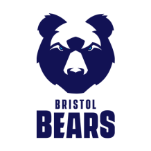 Logo Bristol Bears Rugby, idéal pour des vêtements et accessoires pour bébé. Disponible sur bebe-prenom.com.