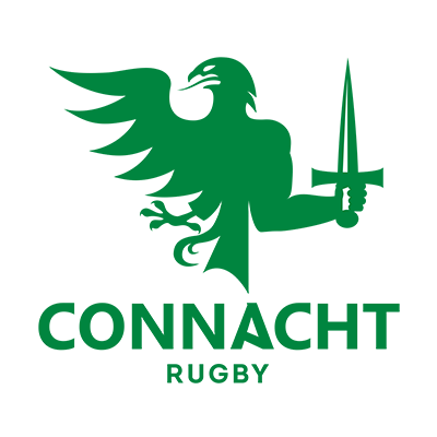 Logo Connacht Rugby, parfait pour les articles bébé style sportif : bodys, bavoirs et plus sur bebe-prenom.com.