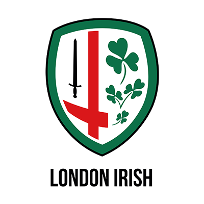 Logo London Irish pour accessoires bébé, ajoutant une touche sportive à vos tétines et bavoirs. Disponible sur bebe-prenom.com.