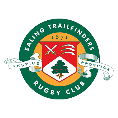 Logo des Ealing Trailfinders, parfait pour représenter votre bébé en douceur avec style. Découvrez notre boutique sur bebe-preno