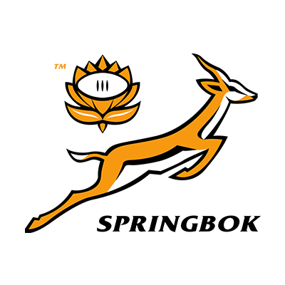 Logo South Africa Rugby XV pour bébés. Idéal pour les petits fans de rugby. Découvrez notre sélection sur bebe-prenom.com.