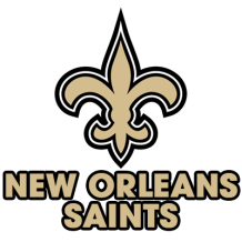 Produit pour bébé New Orleans Saints, idéal pour les jeunes fans. Parfait pour des tétines, bodys ou bavoirs stylés.
