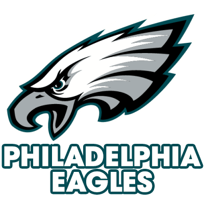 Logo Philadelphia Eagles, parfait pour les produits pour bébé : tétines, bodys, bavoirs et plus sur bebe-prenom.com.