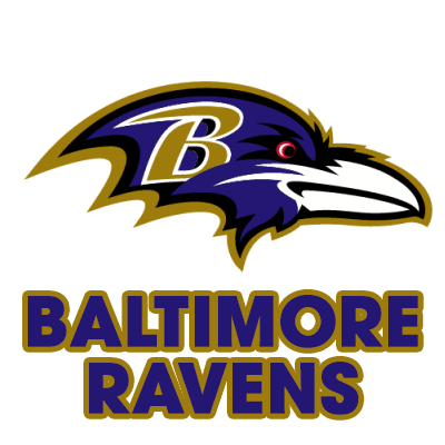 Logo Baltimore Ravens pour accessoires bébé tendance. Disponible sur bebe-prenom.com.