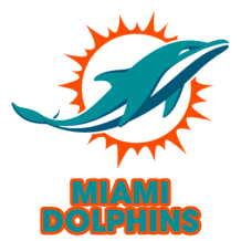 Logo Miami Dolphins pour des articles bébés stylés et tendance. Découvrez notre collection sur bebe-prenom.com.