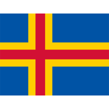 Drapeau Officiel des Îles Åland, une jolie touche pour les articles de bébé sur bebe-prenom.com.