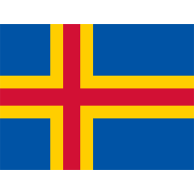 Drapeau Officiel des Îles Åland, une jolie touche pour les articles de bébé sur bebe-prenom.com.
