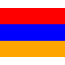 Drapeau Officiel de l\'Arménie pour personnaliser les articles de votre bébé sur bebe-prenom.com.