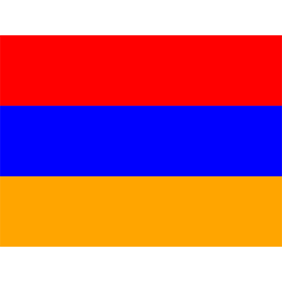 Drapeau Officiel de l\'Arménie pour personnaliser les articles de votre bébé sur bebe-prenom.com.