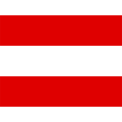 Drapeau officiel de l\'Autriche pour décorer les accessoires de bébé sur bebe-prenom.com. À associer avec tétines et bodys !