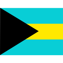 Drapeau Officiel des Bahamas, idéal pour personnaliser les accessoires de bébé sur bebe-prenom.com.