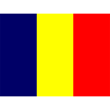 Drapeau Officiel du Tchad pour personnaliser les accessoires de bébé. Disponible sur bebe-prenom.com.