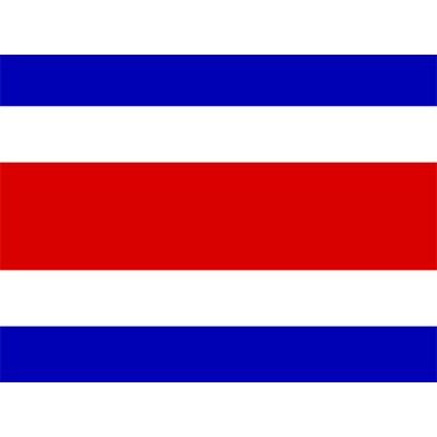 Drapeau Officiel du Costa Rica, idéal pour personnaliser les accessoires de bébé avec une touche unique. Découvrez-le sur bebe-p