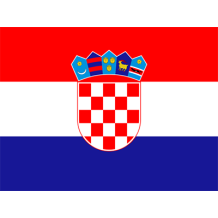 Drapeau Officiel de la Croatie, parfait pour personnaliser les accessoires de bébé sur bebe-prenom.com.