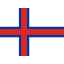 Drapeau Officiel des Îles Féroé pour un style unique et coloré des accessoires pour bébé sur bebe-prenom.com.