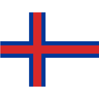 Drapeau Officiel des Îles Féroé pour un style unique et coloré des accessoires pour bébé sur bebe-prenom.com.
