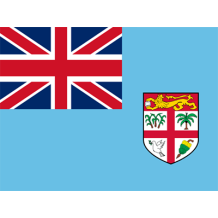Drapeau Officiel des Fidji, idéal pour personnaliser les articles de votre bébé avec élégance et originalité.