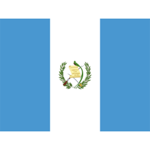 Drapeau Officiel du Guatemala pour décoration d\'articles pour bébé, parfait pour personnaliser bodys et bavoirs.