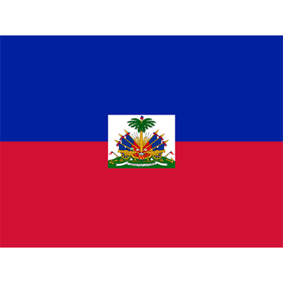 Drapeau Officiel d\'Haïti pour embellir les accessoires de bébé avec style et culture. Disponible sur bebe-prenom.com.