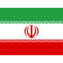 Drapeau Officiel de l\'Iran, parfait pour personnaliser les articles de bébé sur bebe-prenom.com.