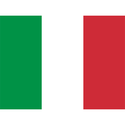 Drapeau officiel de l\'Italie, parfait pour personnaliser les accessoires de bébé sur bebe-prenom.com.