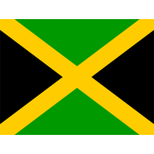 Drapeau Officiel de la Jamaïque pour personnaliser les accessoires de bébé sur bebe-prenom.com.
