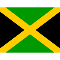 Drapeau Officiel de la Jamaïque pour personnaliser les accessoires de bébé sur bebe-prenom.com.