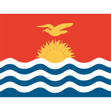 Drapeau Officiel de Kiribati pour accessoires bébé : une touche unique et colorée à la collection d\'articles pour nourrissons.