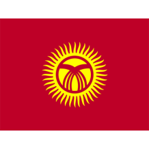 Drapeau Officiel du Kirghizistan pour embellir les articles de bébé sur bebe-prenom.com. Parfait pour une touche originale !