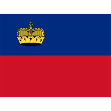 Drapeau Officiel du Liechtenstein, parfait pour personnaliser les accessoires de bébé chez bebe-prenom.com.