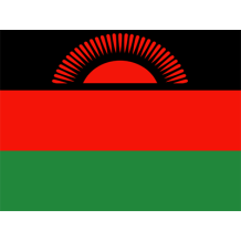 Drapeau Officiel du Malawi, parfait pour personnaliser les accessoires de bébé sur bebe-prenom.com.