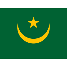 Drapeau Officiel de la Mauritanie pour bébés, parfait pour personnaliser les accessoires comme bavoirs et bodys.