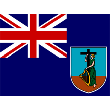 Drapeau Officiel de Montserrat, parfait pour personnaliser les accessoires de votre bébé sur bebe-prenom.com.