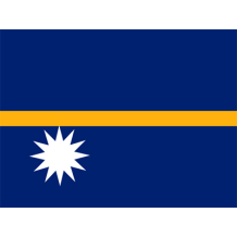 Drapeau officiel de Nauru pour personnaliser les articles de bébé sur bebe-prenom.com. Un choix unique et original !