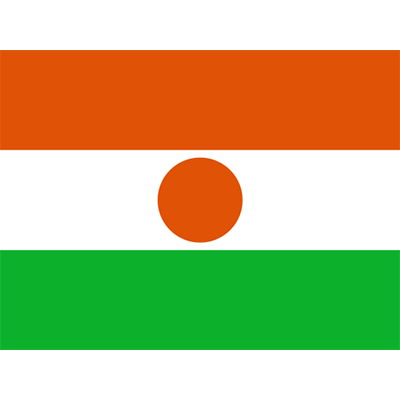 Drapeau Officiel du Niger, un adorable accessoire pour personnaliser les articles de bébé sur bebe-prenom.com.