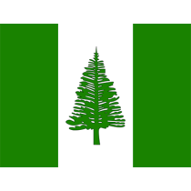 Drapeau Officiel de l\'Île Norfolk, parfait pour habiller votre bébé avec fierté. Idéal pour bodys et accessoires.