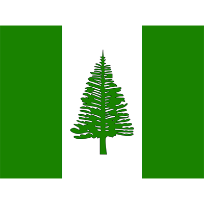 Drapeau Officiel de l\'Île Norfolk, parfait pour habiller votre bébé avec fierté. Idéal pour bodys et accessoires.