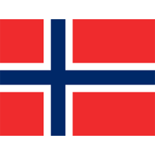 Drapeau Officiel de la Norvège, idéal pour personnaliser les accessoires de votre bébé sur bebe-prenom.com.