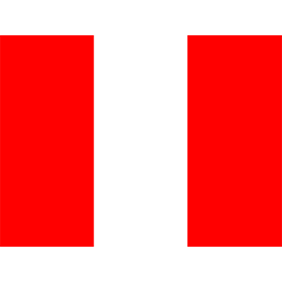 Drapeau Officiel du Pérou pour personnaliser vos articles de bébé sur bebe-prenom.com. Un choix idéal pour les mamans.